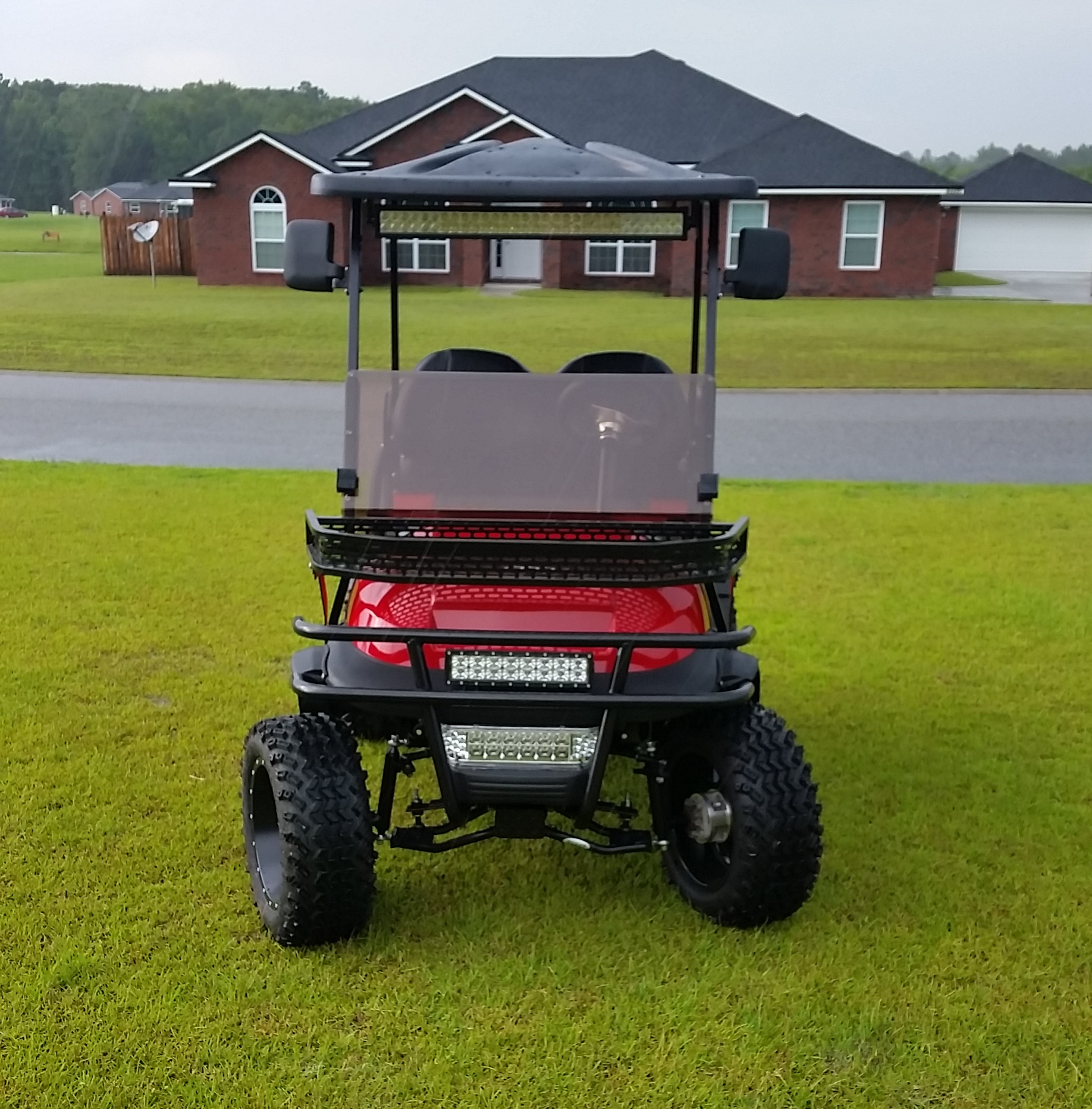 Golf Cart - Neighborhood Setting